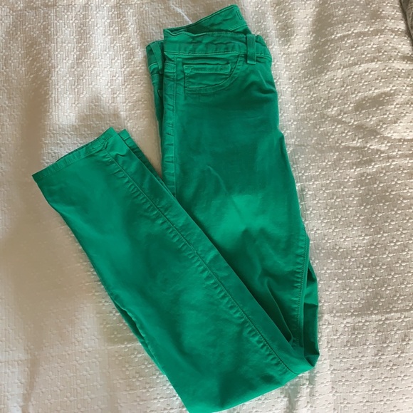 J Brand Emerald Green Jean Size 25 - Picture 4 of 6